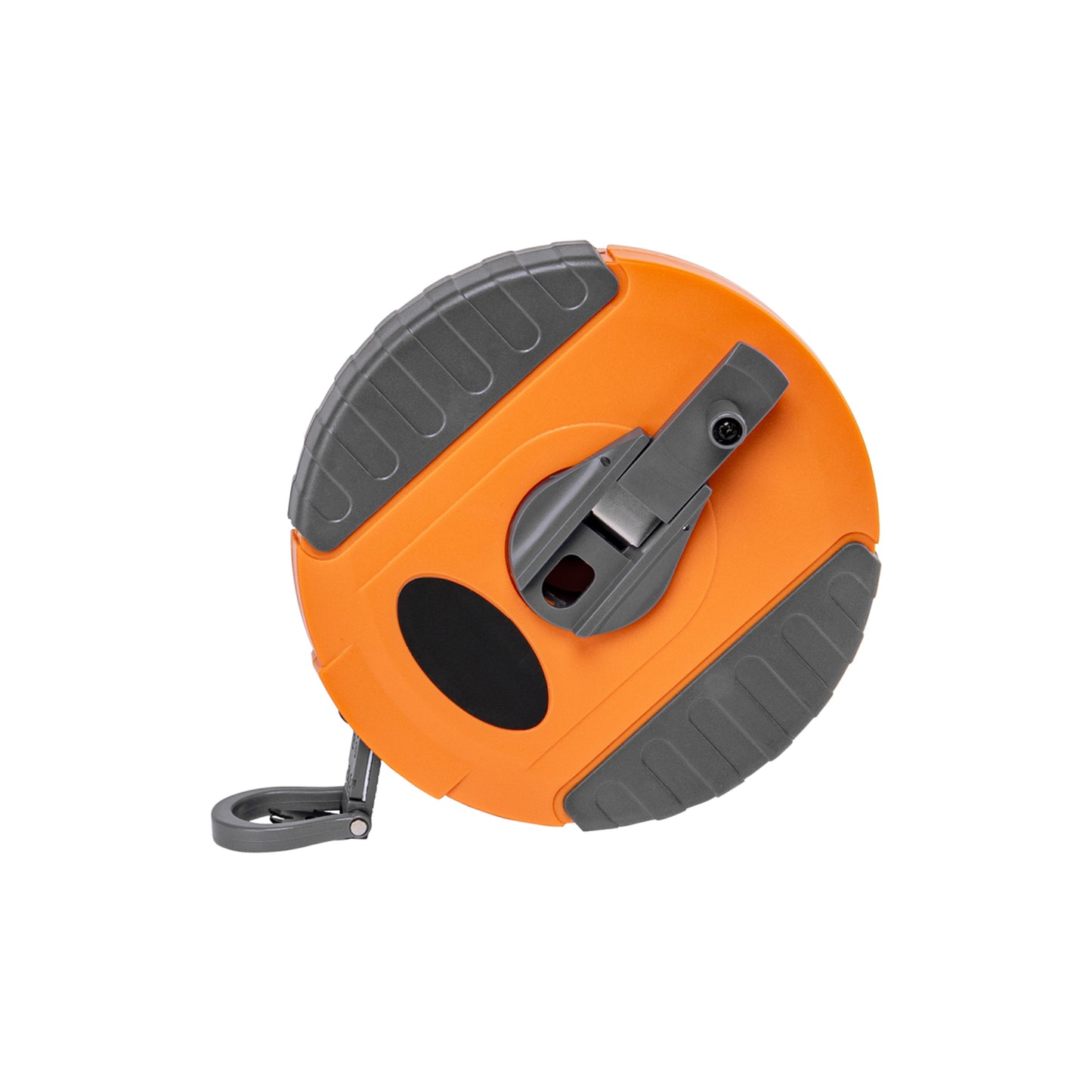 Fibreglass Coiled Tape Measure 13mm Wide Black Orange (20m-50m)