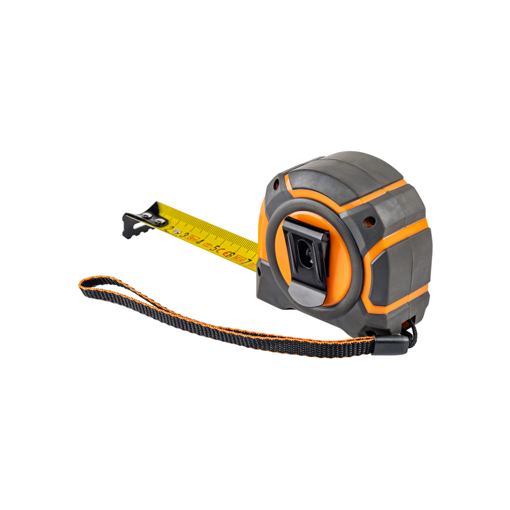 Snap Tape Measure 25mm Wide with Belt Clip (5m-10m) for DIY Workshop Accessory