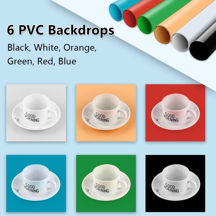 40cm Folding Portable Ring Light USB Photo Lighting Studio Shooting Tent Box with 6 x Color PVC Backdrops, Size: 40cm x 40cm x 40cm, 40cm