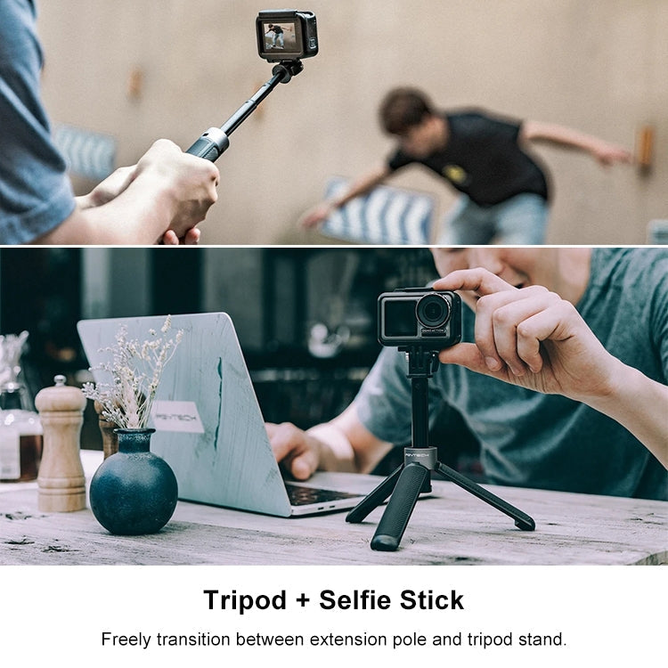 PGYTECH P-GM-117 Action Camera Tripod Extension Selfie Stick for DJI Osmo Action, P-GM-117