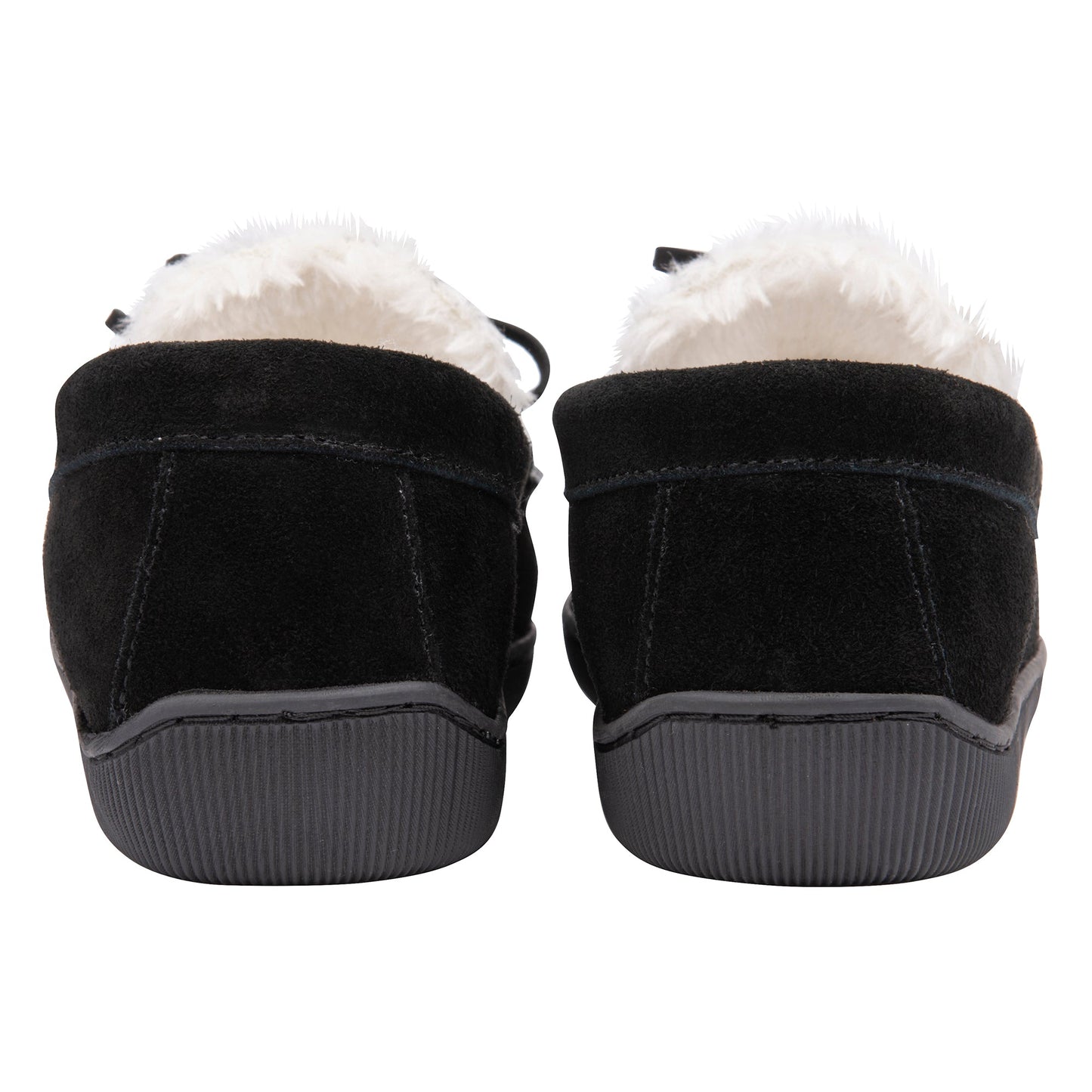 Mens Real Suede Leather Fleece Lined Slippers (6 Sizes)