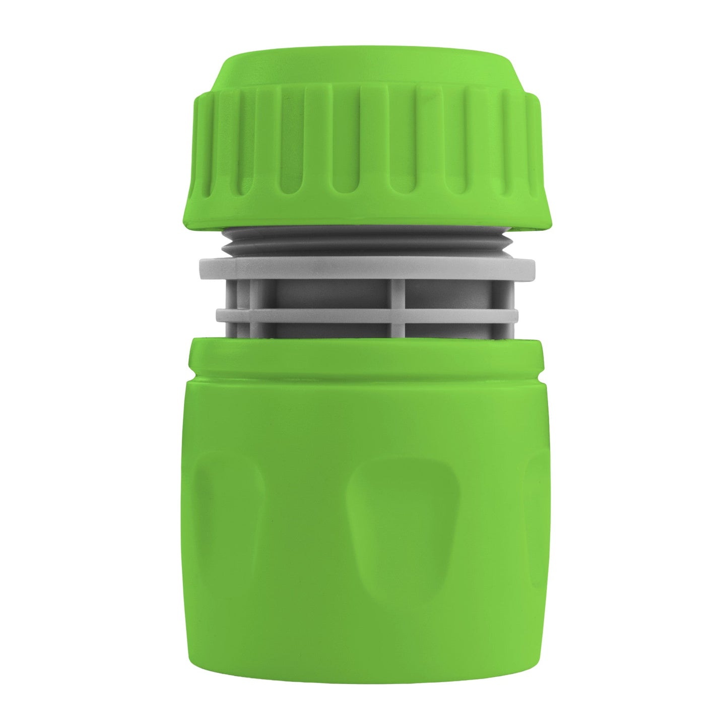Female Hose Connector, 1/2in or 5/8in Hose, Green Gray for Garden Irrigation Kit