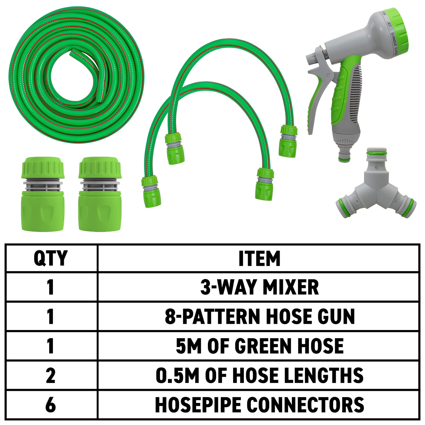 Dog Shower Mix Hot/Cold Water Green