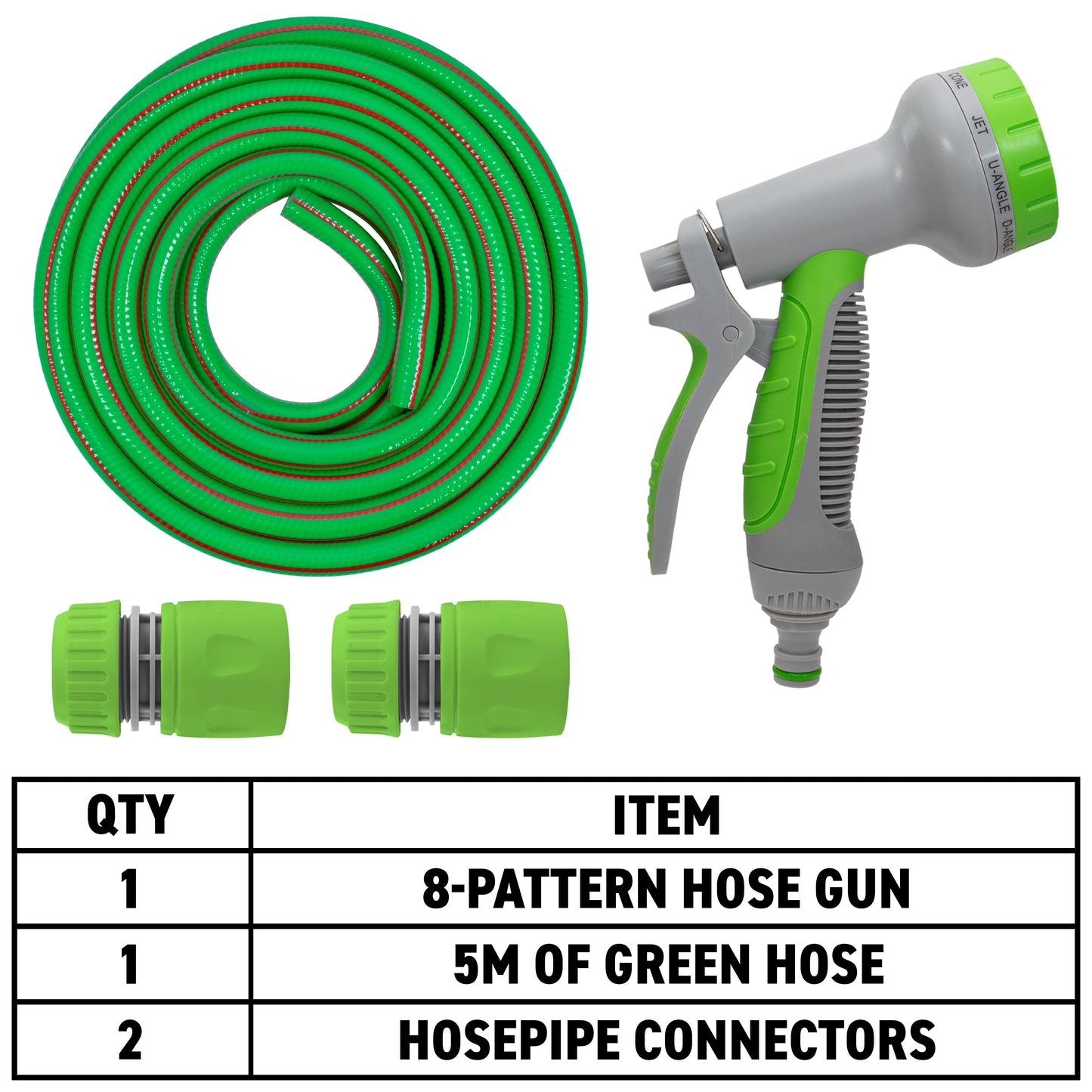 Dog Shower Kit Cold Water Green