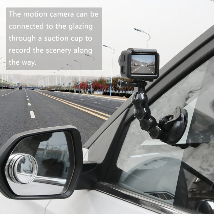 Suction Cup Jaws Flex Clamp Mount for GoPro, Insta360, DJI and Other Action Cameras