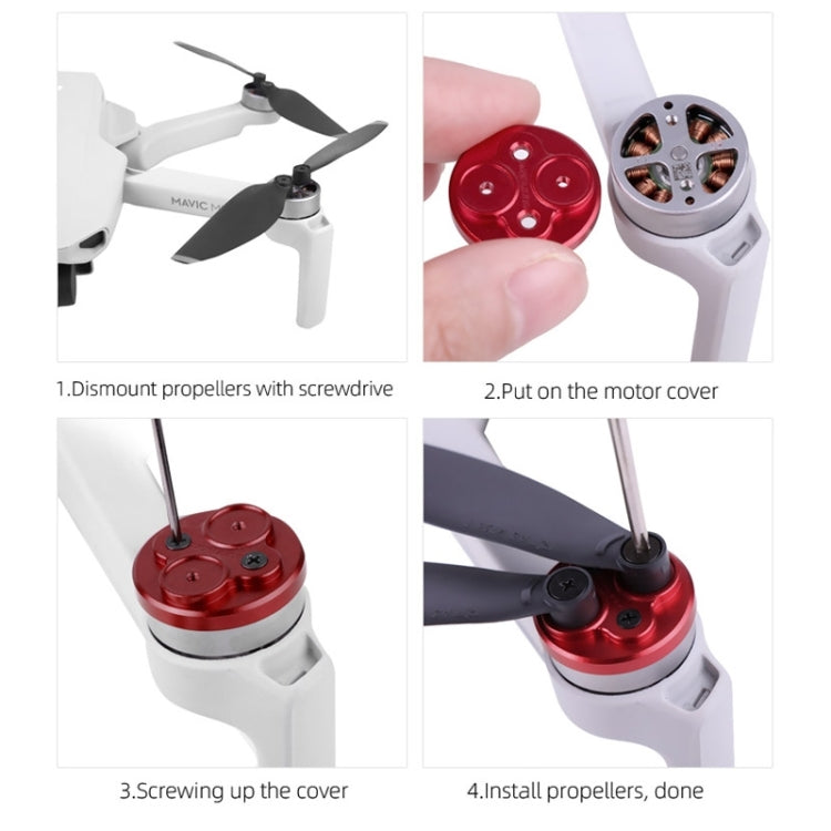 4 PCS Sunnylife Motor Metal Protection Cover for DJI Mini 2