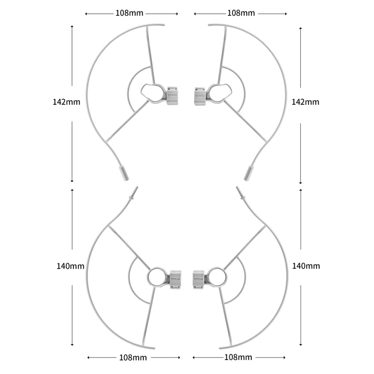 STARTRC 1109131 Drone Propeller Protective Guard Anti-collision Ring for DJI Mini  2 / Mavic Mini, For DJI Mini 2