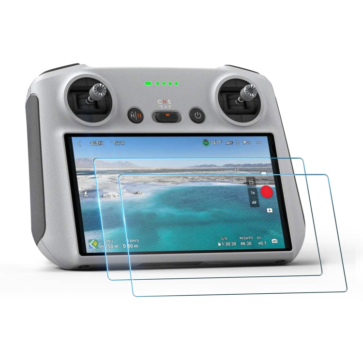 STARTRC 2 PCS 9H 2.5D Tempered Glass Film for DJI Mini 3 Pro Remote Control / RC / RC 2, For DJI Mini 3 Pro Remote Control