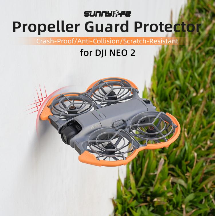 For DJI Neo 2 Sunnylife Colorful Propeller Guard Protector Prop Bumper Ring Anti-Collision Protective Cover