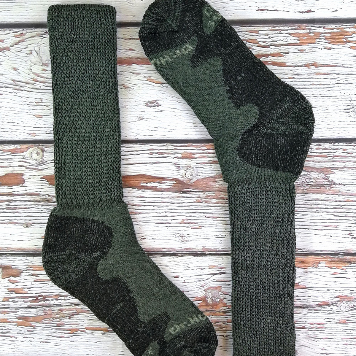1 Pack Mens Extra Wide Knee High Merino Wool Hiking Socks