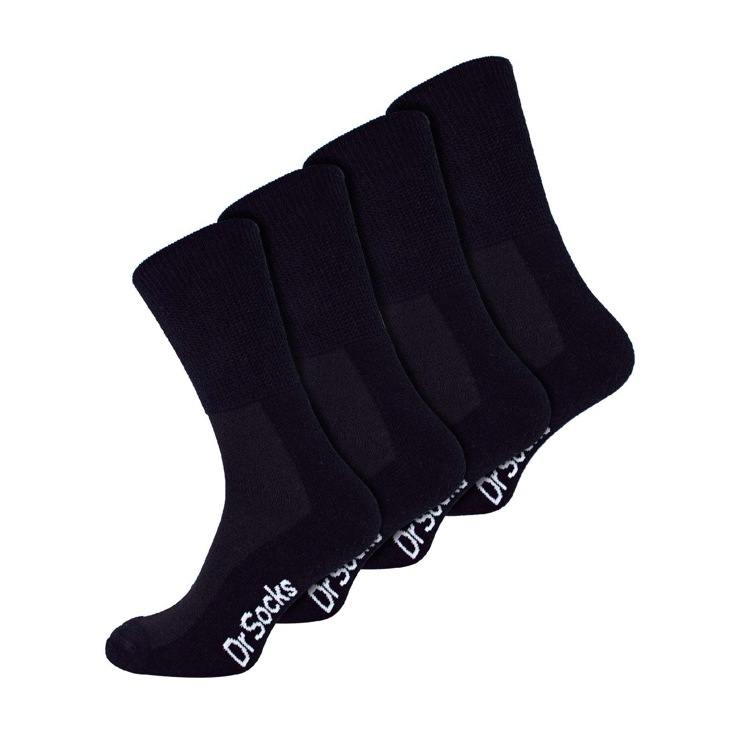 4 Pack Extra Wide Non Elastic Bamboo Diabetic Socks