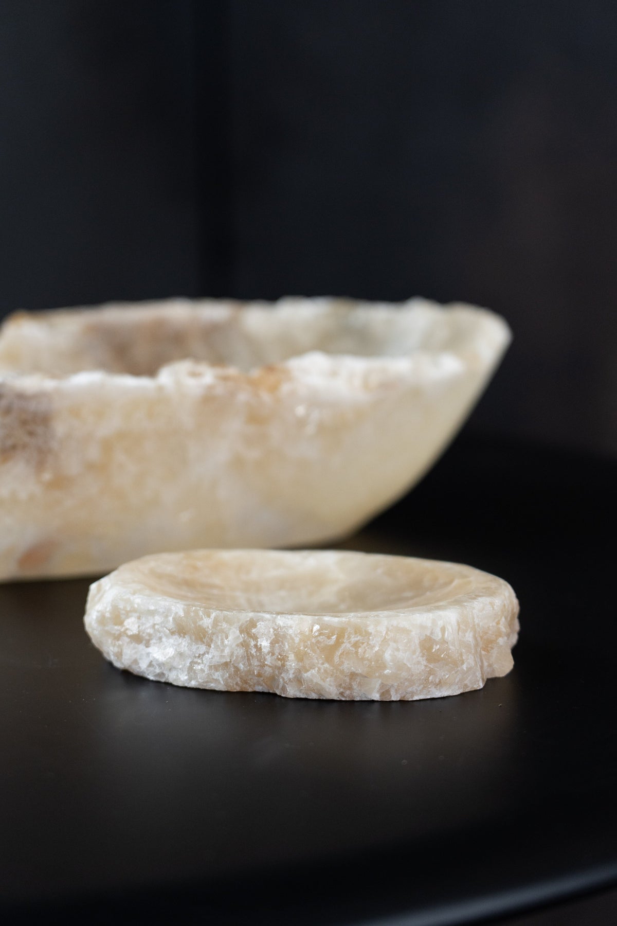 Natural Cut Onyx Jewellery & Soap Dish