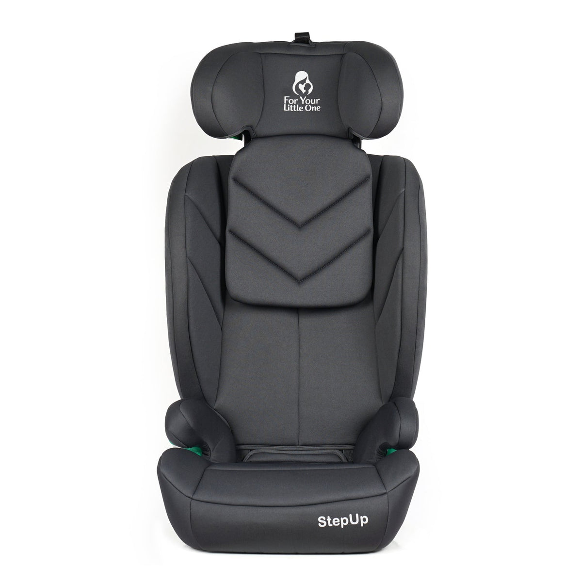 For Your Little One Stepup I-Size Belted 2/3 Car Seat Booster Seat - Slate Mist (4-12 Years)-Grade A Return