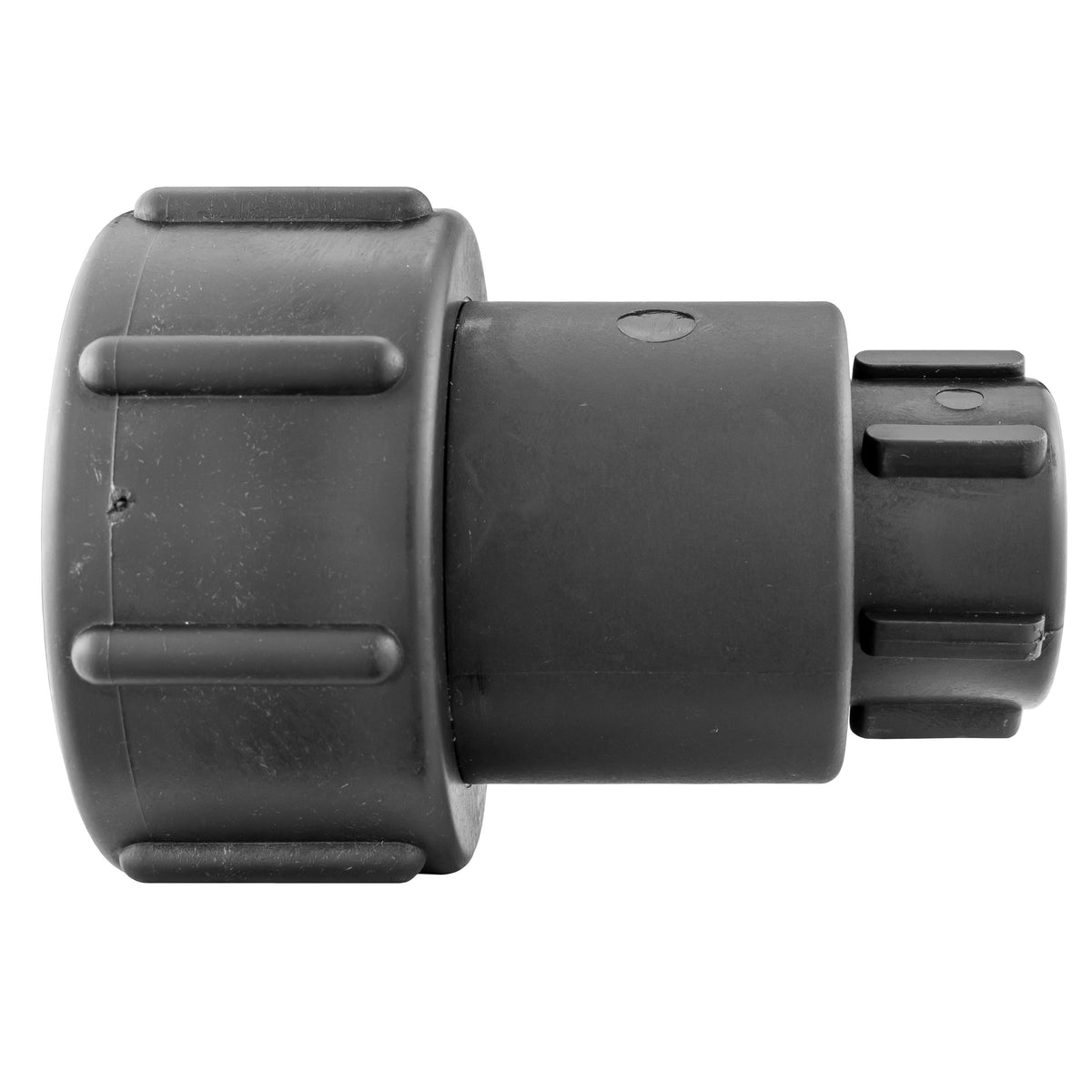 IBC 2” S60X6 – 3/4" BSPF Extender Adaptor with ¾” BSP Threaded Fitting and Two-Way Splitter