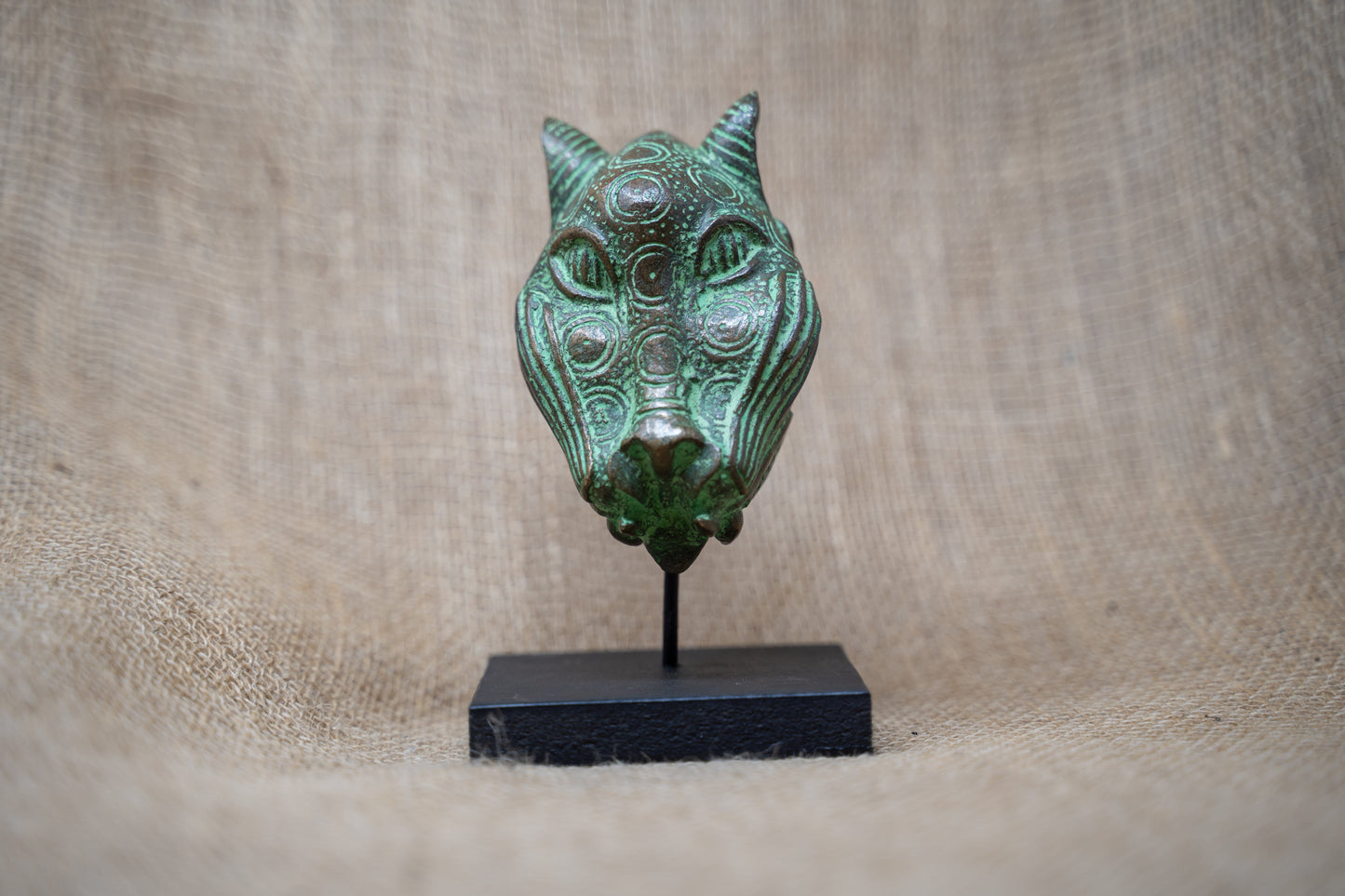 Benin Leopard sculpture - Bronze 26.12