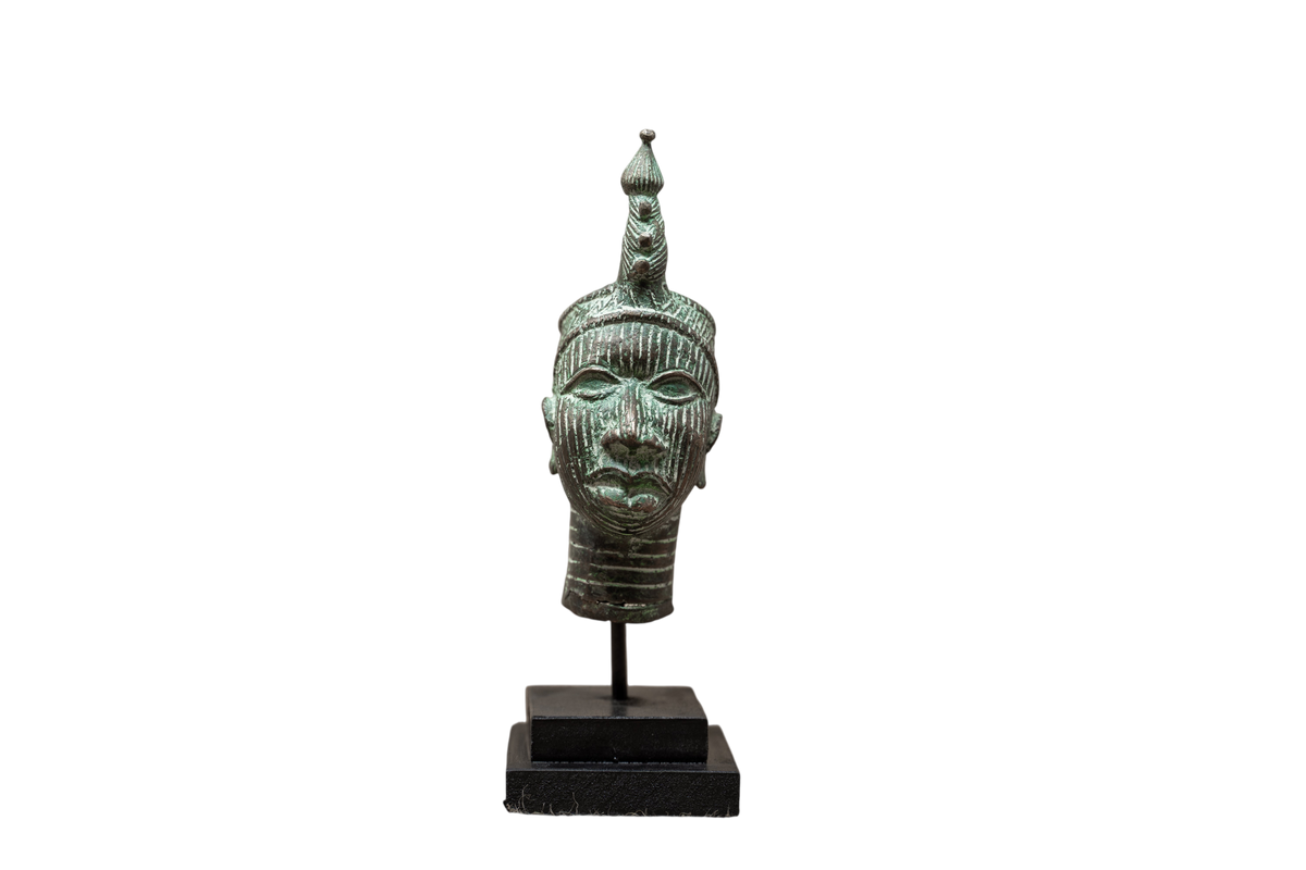 Benin Bronze Head - 37.7