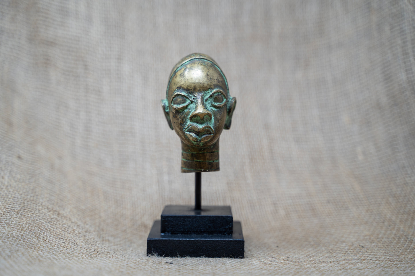 Benin Bronze Head - 37.8