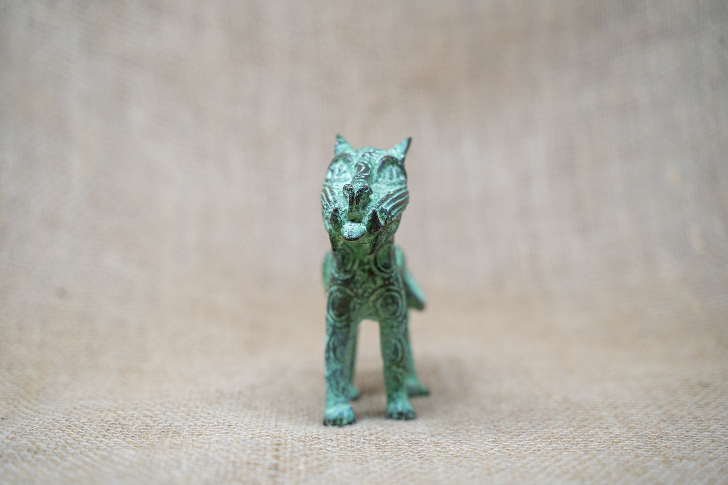 Benin Leopard sculpture - Bronze 56.11