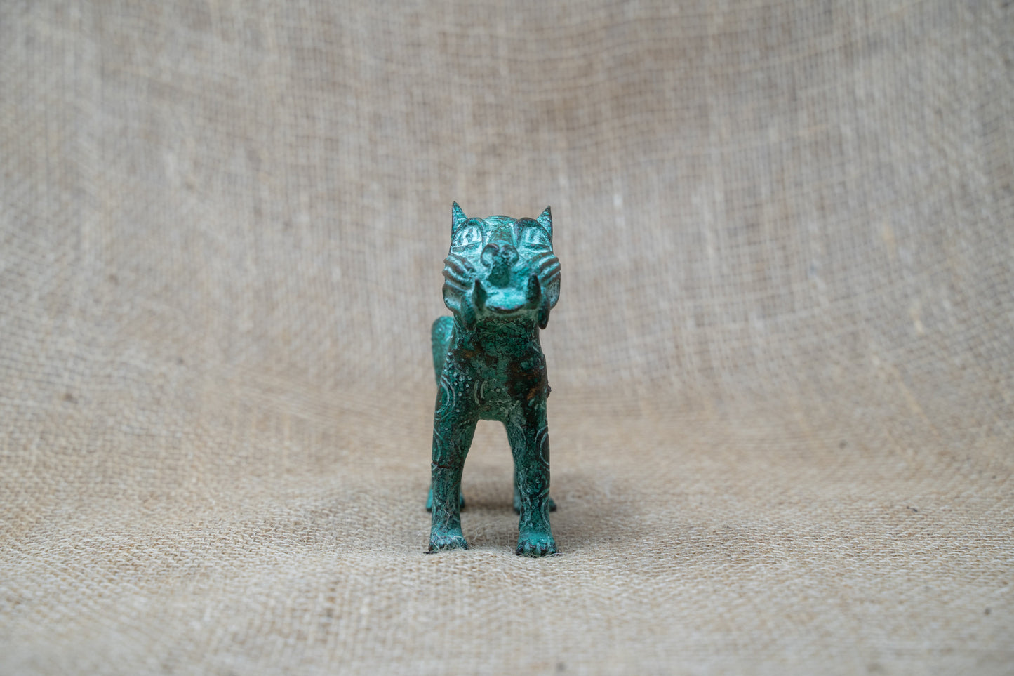 Benin Leopard sculpture - Bronze 56.13
