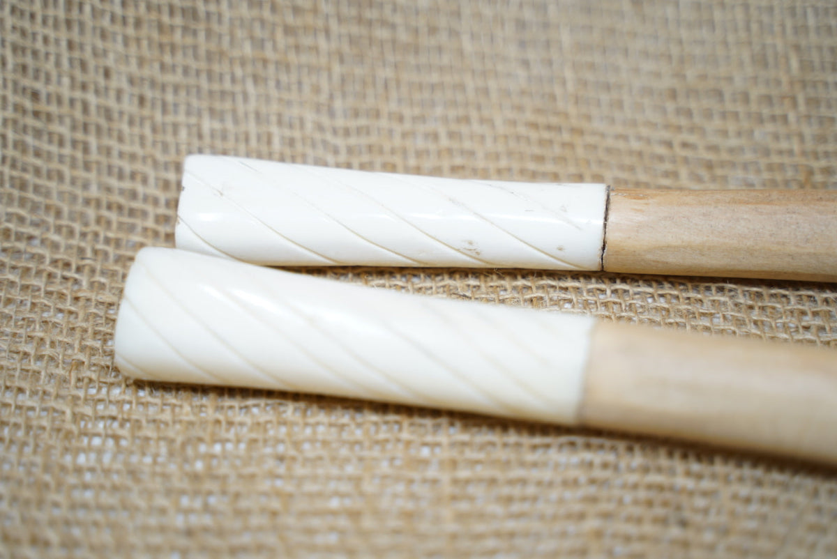 Kenya Salad Servers with Bone Inlay 58