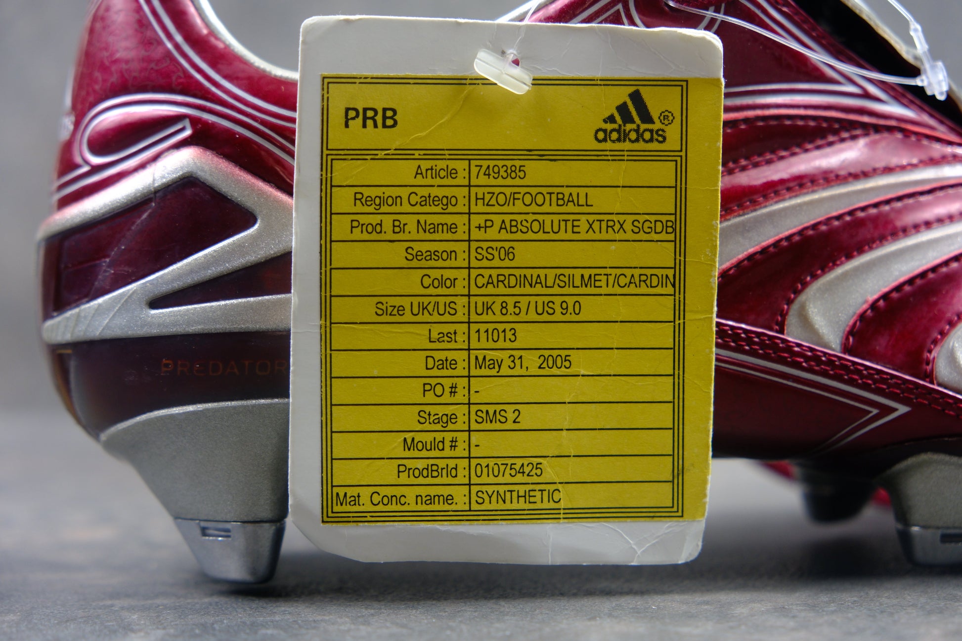 Adidas Predator Absolute DB SG (Sample)