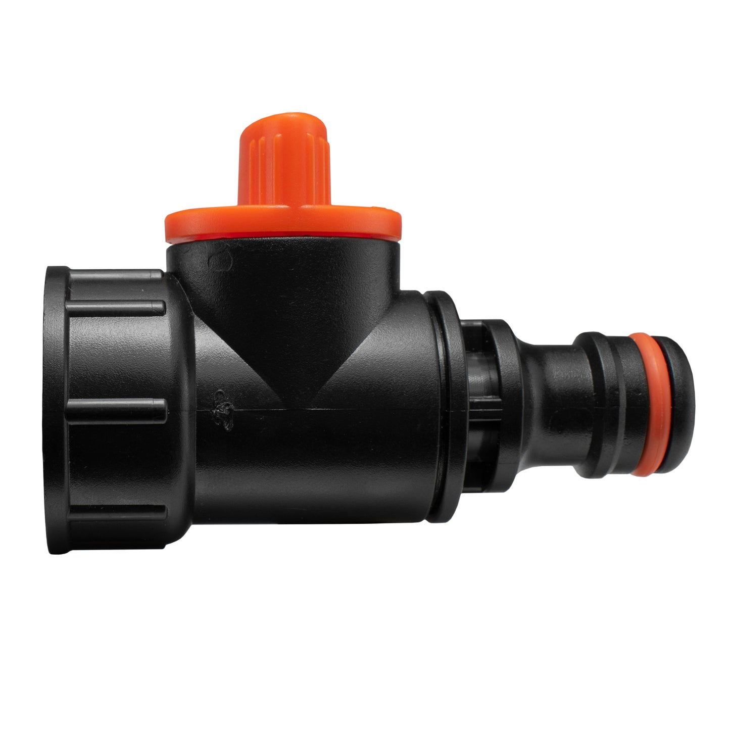 Tap Adapter with Valve 3/4in BSPF - Snap-On Connector for DIY Workshop Accessory