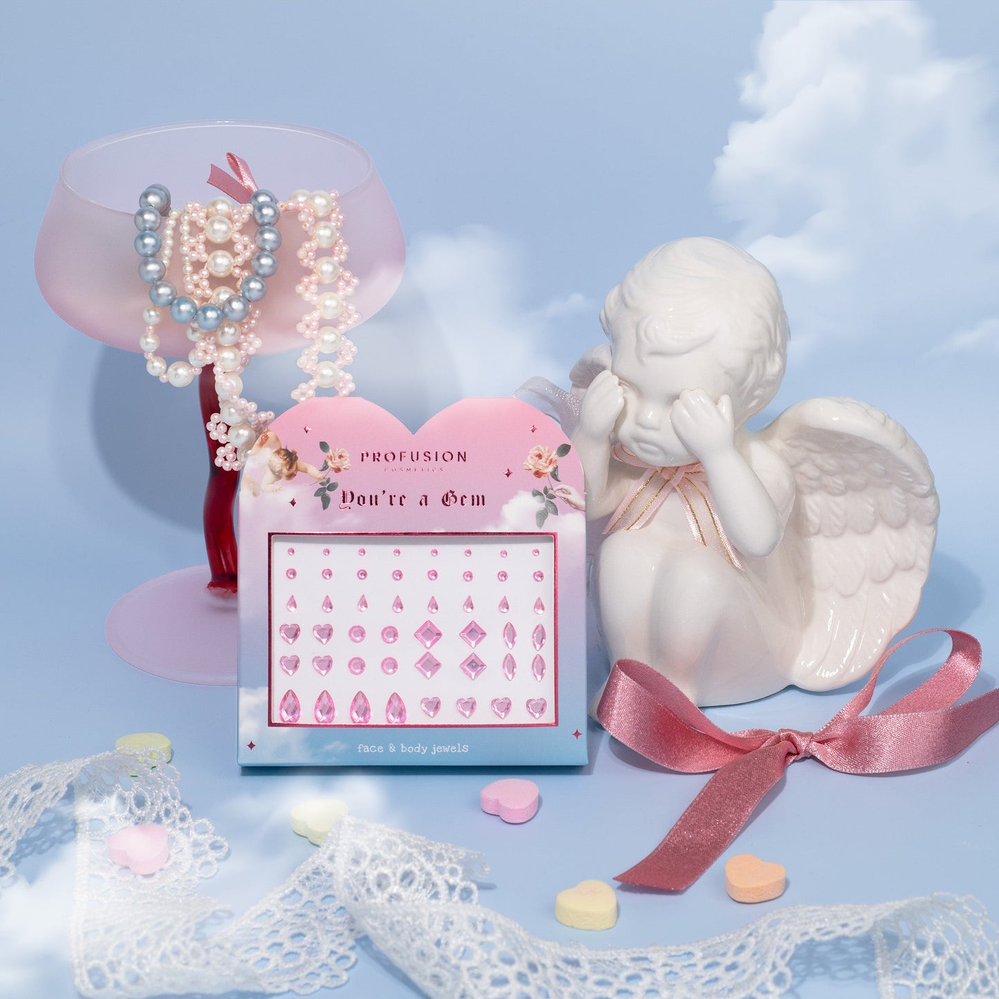 Dear Cupid - You're A Gem Face & Body Jewels