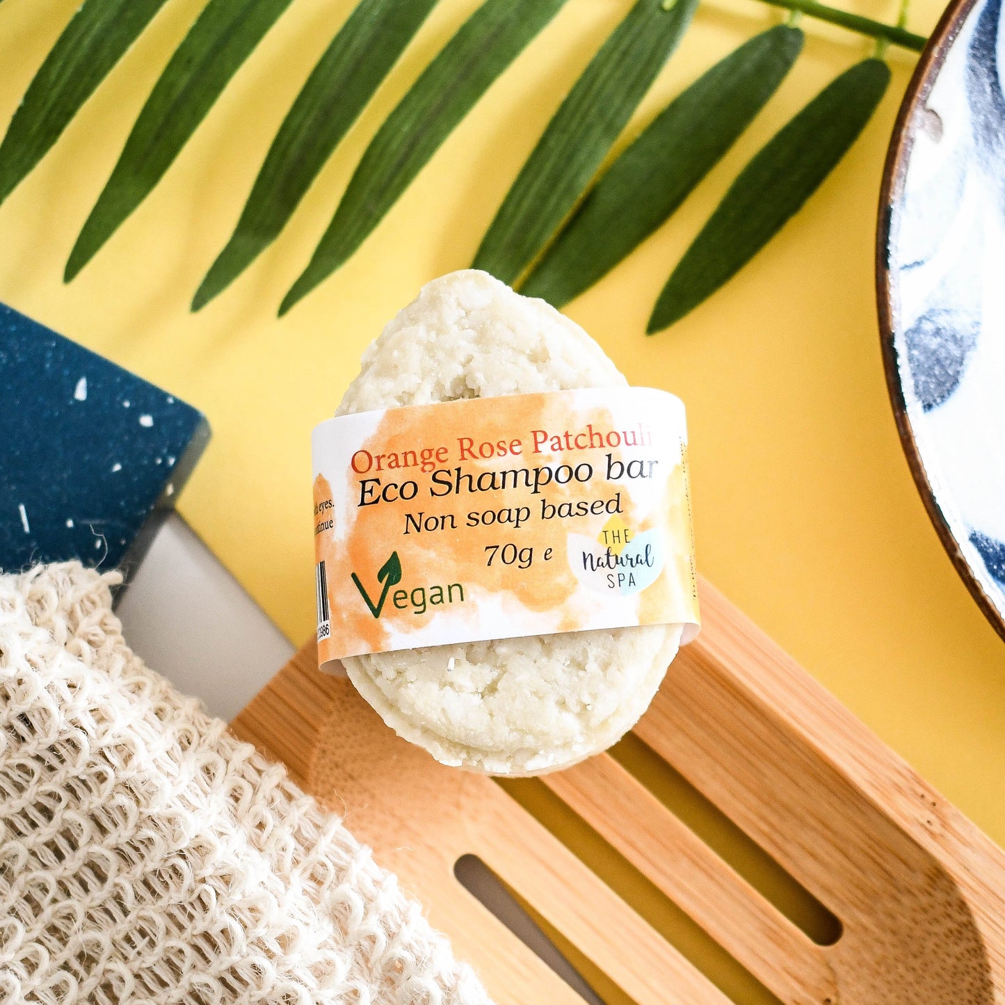Patchouli Rose ECO Shampoo Bar | Natural, Non-Soap Hair Wash | Vegan & Plastic-Free Hair Care for All Hair Types