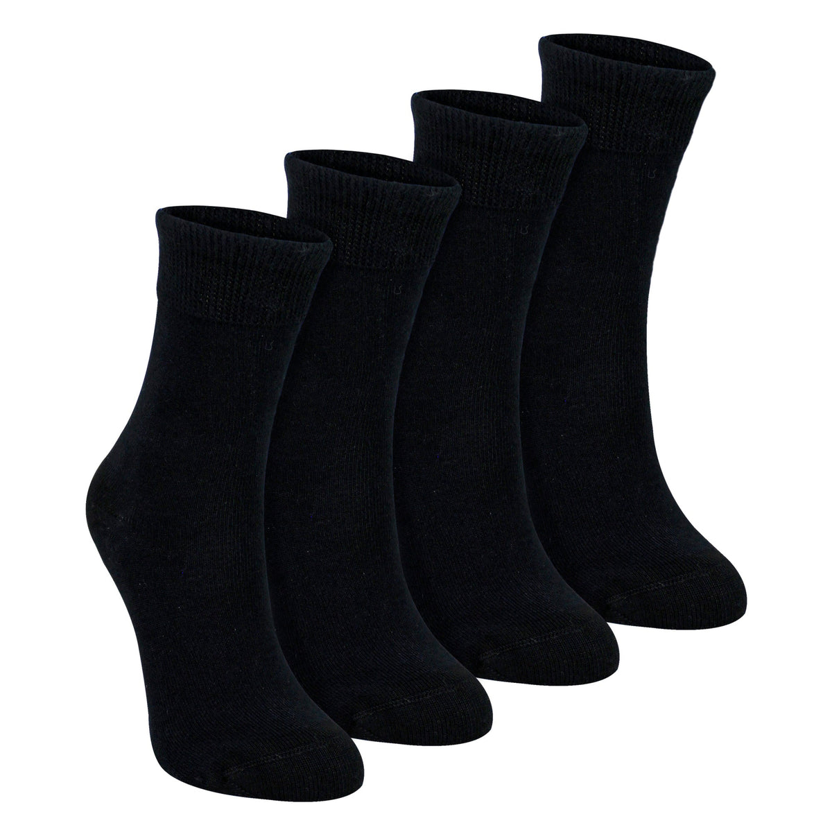 4 Pack Kids Boys Girls Bamboo Sensory Socks Soft Breathable Comfort Fit