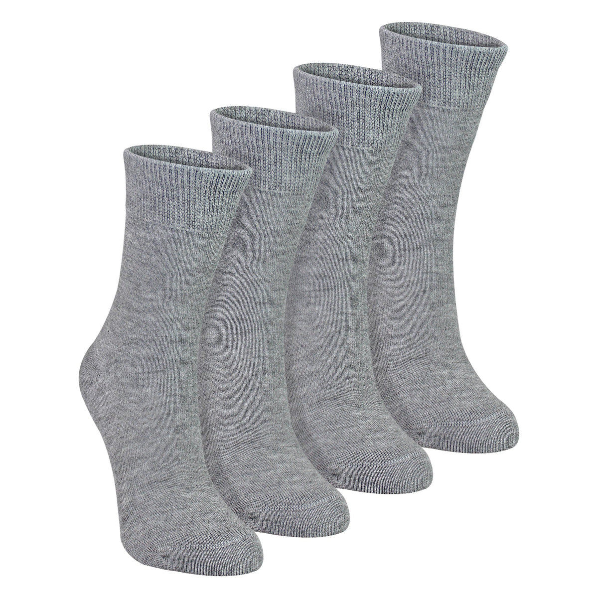 4 Pack Kids Boys Girls Bamboo Sensory Socks Soft Breathable Comfort Fit