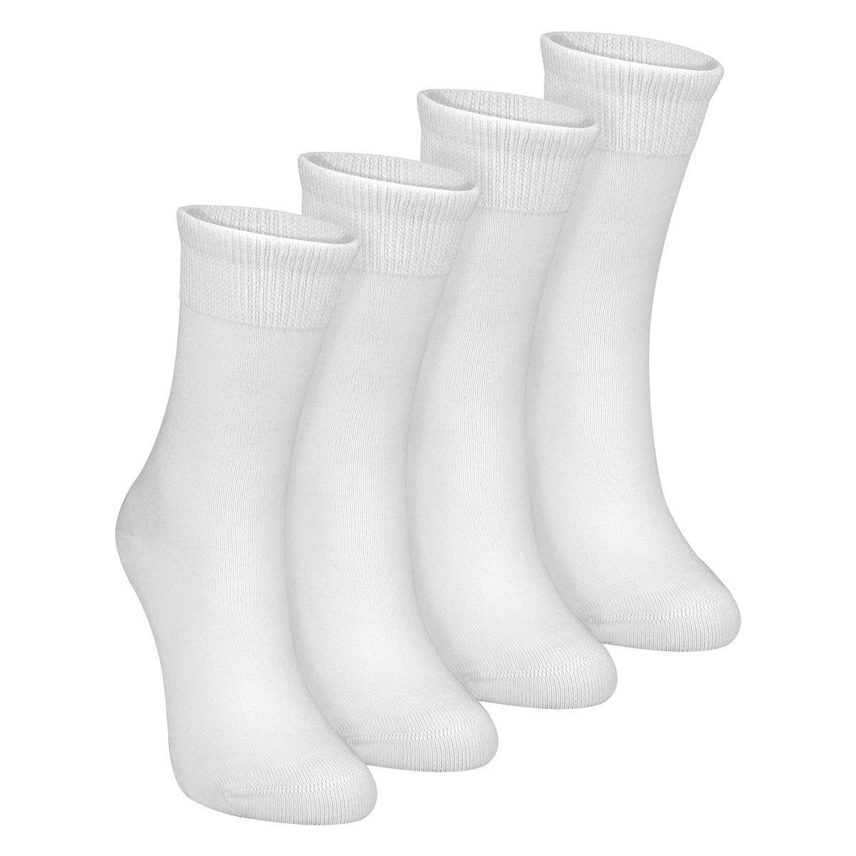 4 Pack Kids Boys Girls Bamboo Sensory Socks Soft Breathable Comfort Fit