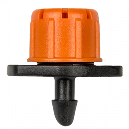 Shrubler Sprinkler 360 Degree Spray 4mm Barb Orange for Drip Irrigation Fitting