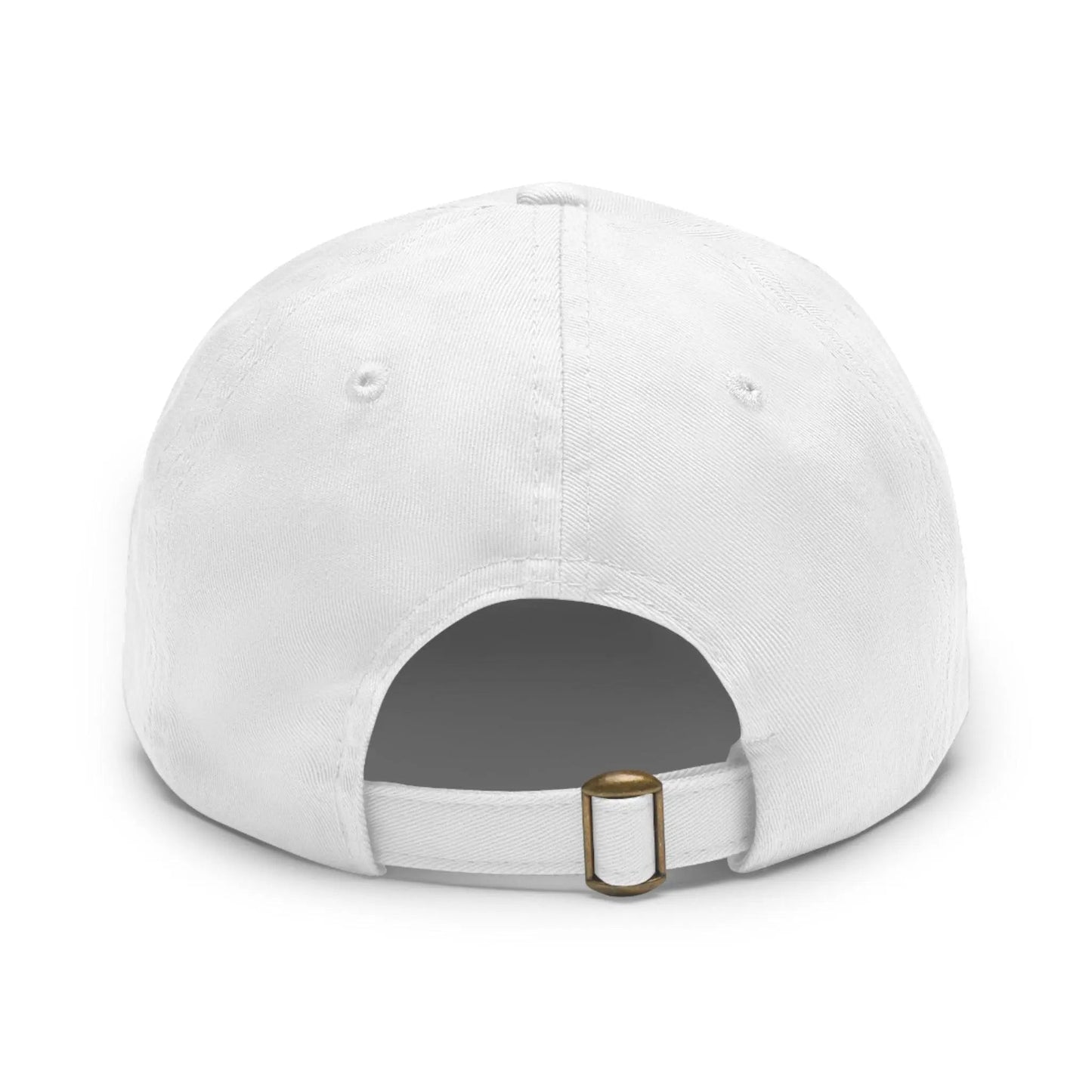 Dad Honesty Sales Hat with Leather Patch (Rectangle)