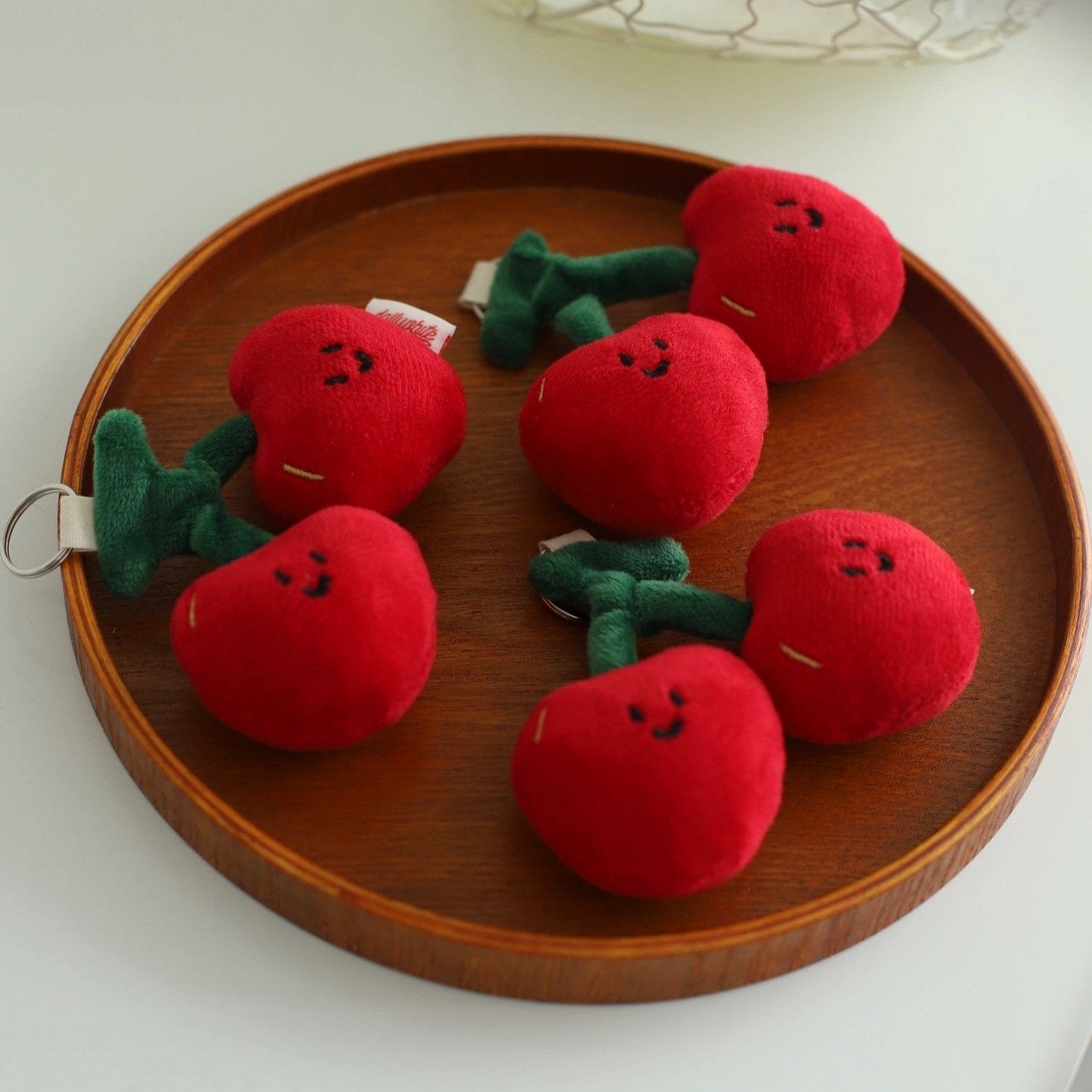 Daily White | Cherry Bag Charm