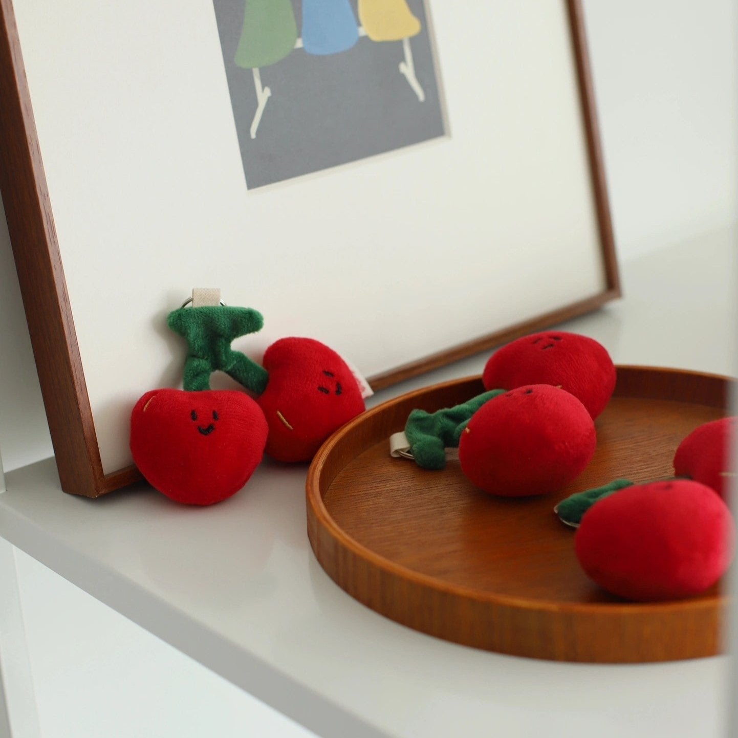 Daily White | Cherry Bag Charm