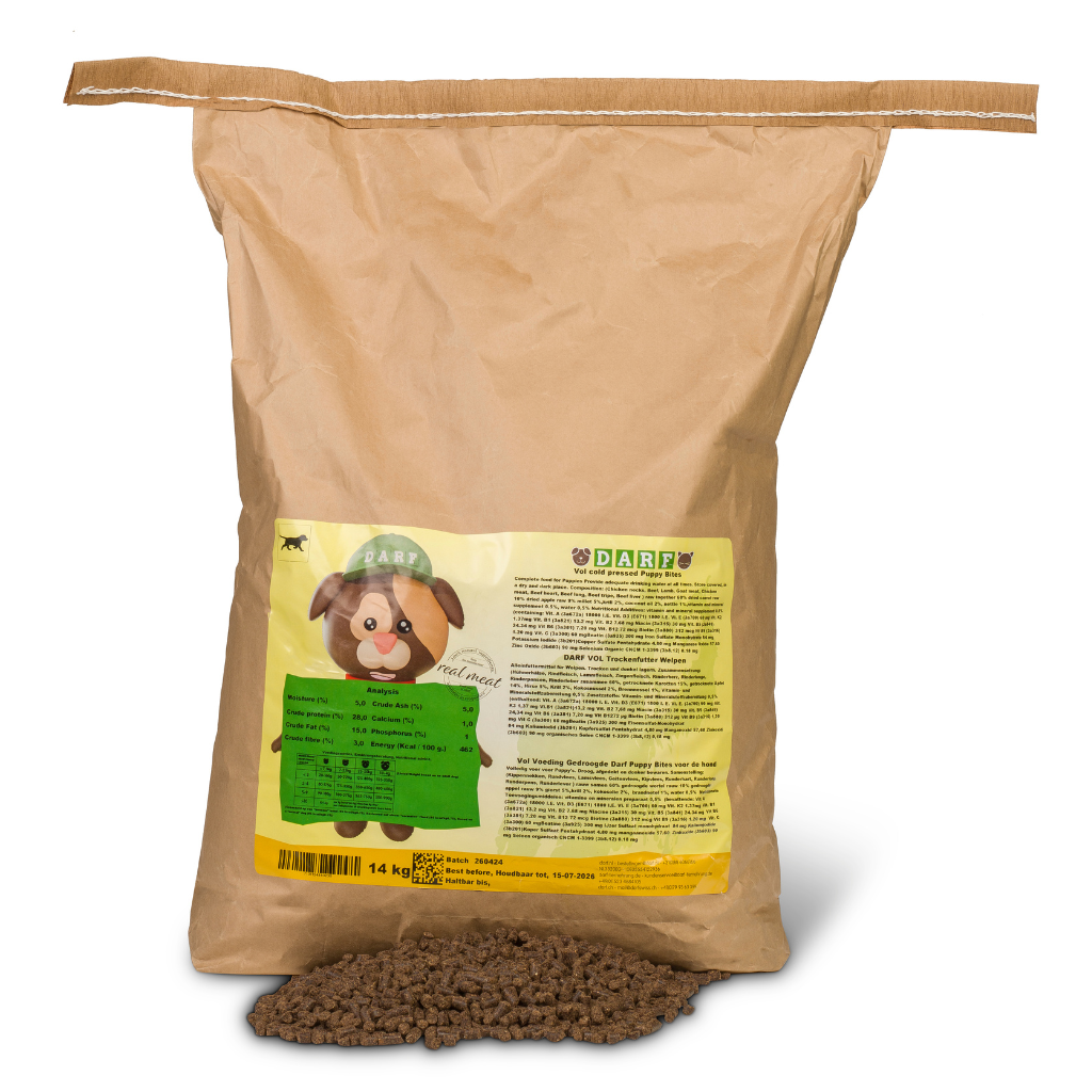 Darf Complete Dry Dog Food for Puppies (14kg)