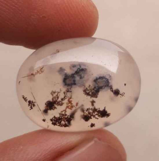 14.7ct Natural Dendritic Agate - Shajri Aqeeq - Dimension-20x15mm