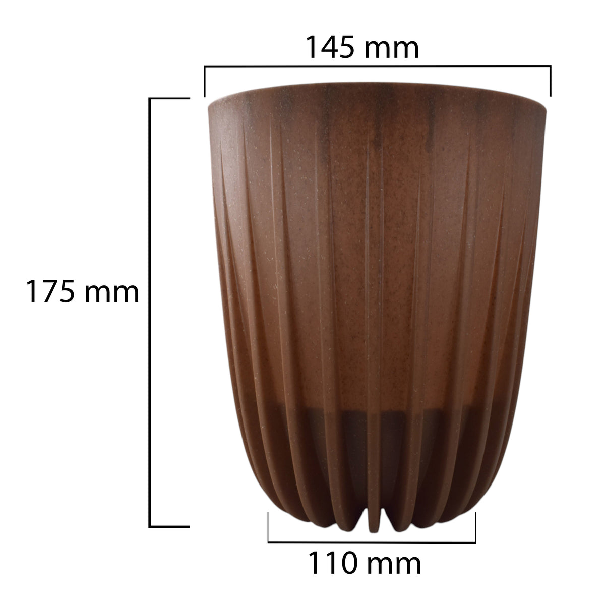 Mira Pot Without Hole 145mm Eco Wood