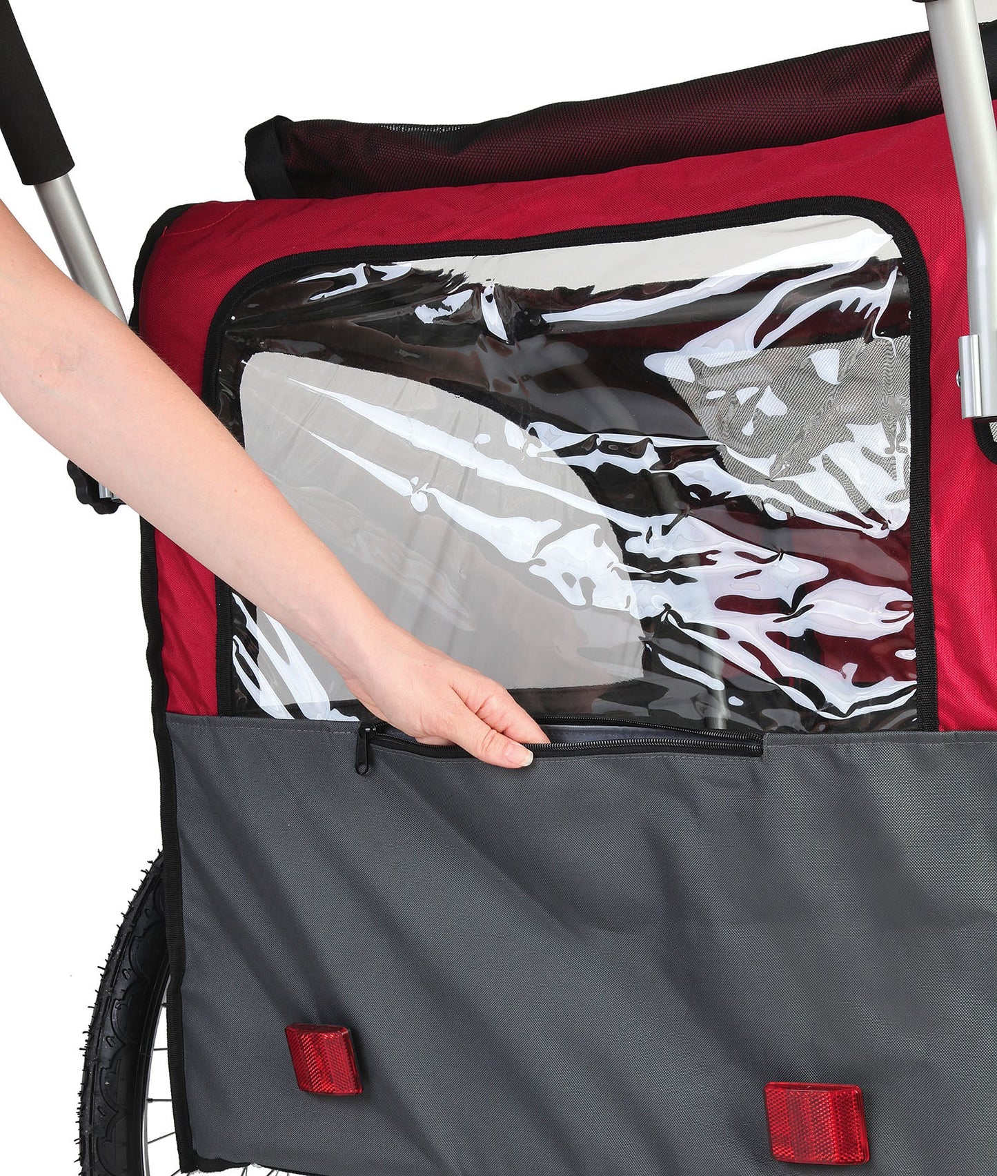 Bellelli Dog Bicycle Trailer with Jogging Kit