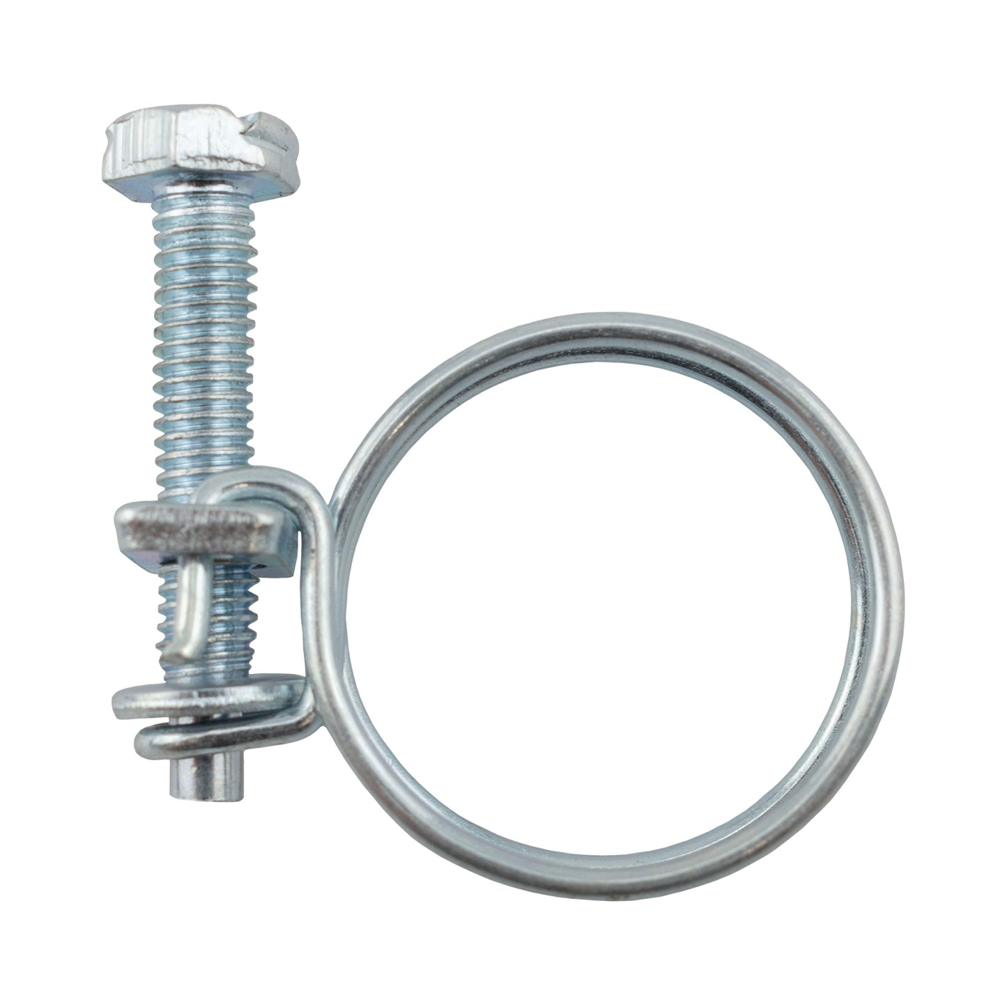 Double Wire Hose Clamp Galvanised 25mm-29mm for DIY Workshop Accessory