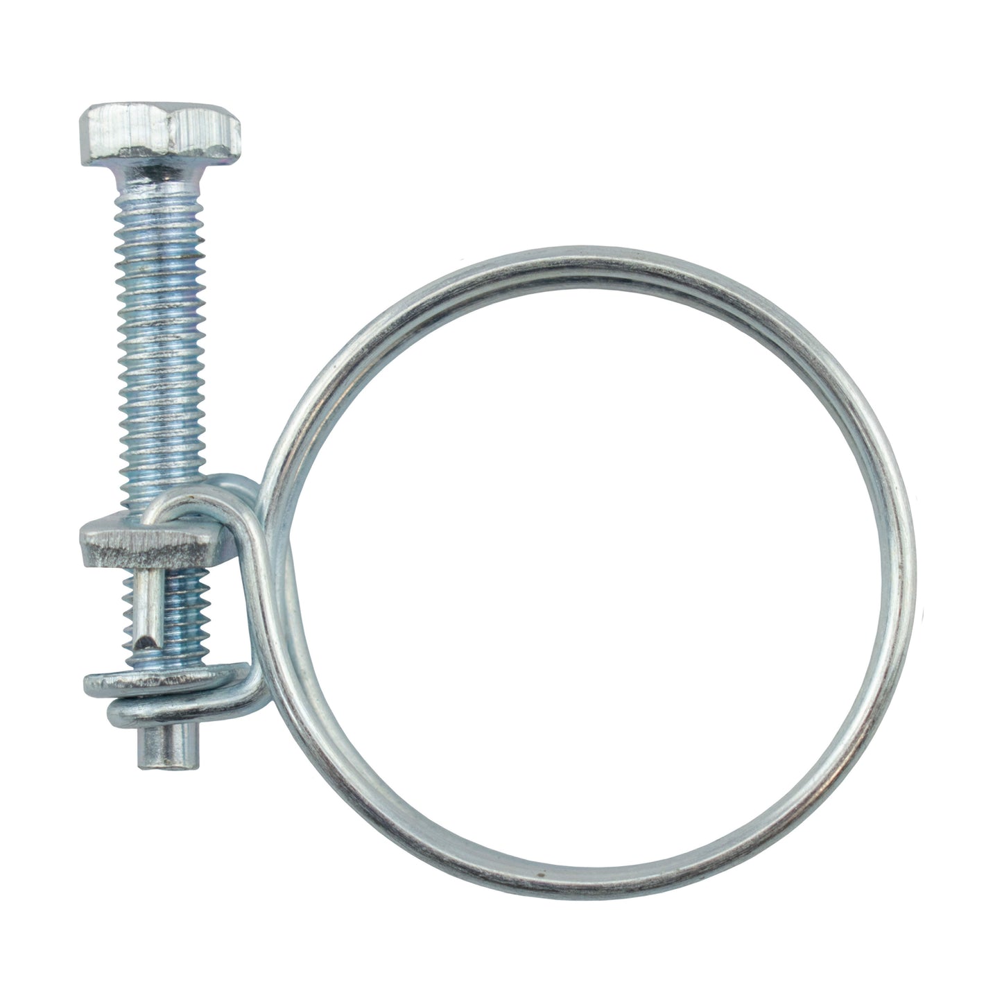 Double Wire Hose Clamp Galvanised 80mm-85mm for DIY Workshop Accessory