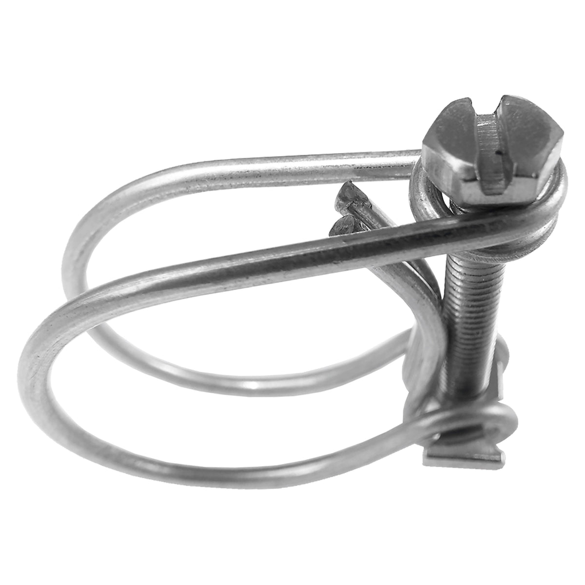Double Wire Hose Clamp Galvanised 98mm-105mm