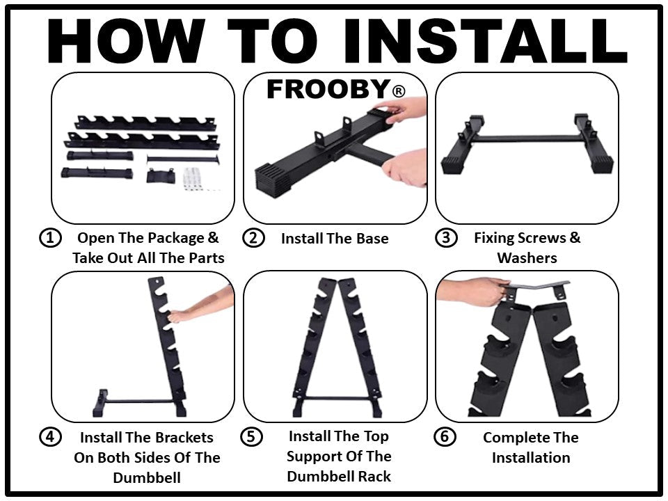 6 Tier Dumbbell Rack
