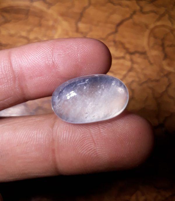 22.5ct Dur e Najaf - Pearl of Najaf Cabochon - April Birthstone - Rock Crystal Quartz -22.3x13.3mm