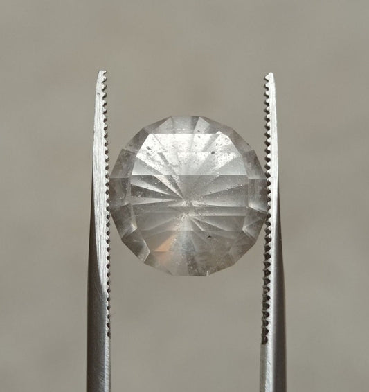 7.8ct Dur e Najaf - Pearl of Najaf Fancy Cut Transparent - April Birthstone - Rock Crystal Quartz -12x12mm