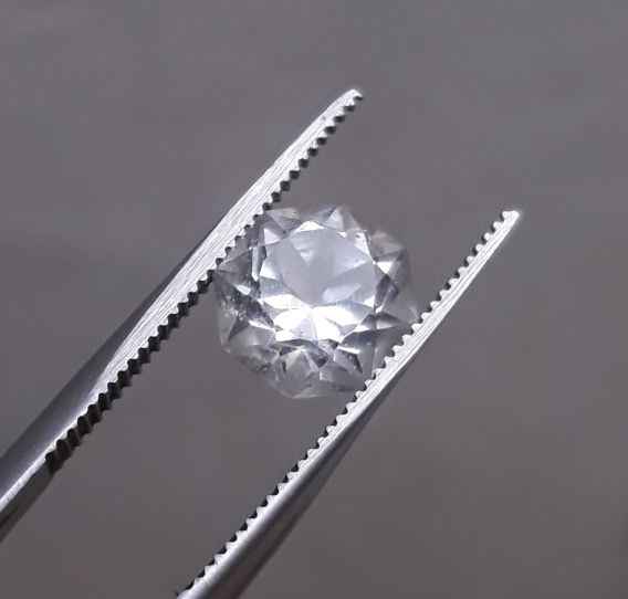 2.1ct Dur e Najaf - Pearl of Najaf Fancy Cut Transparent - April Birthstone - Rock Crystal Quartz -8x8mm
