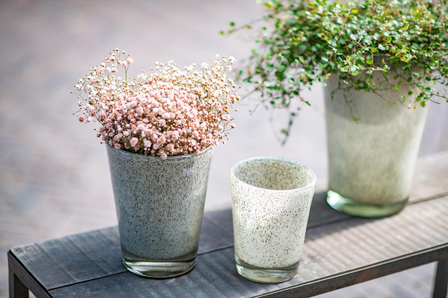 CONIC Vase - Thick with Bubbles by DutZ