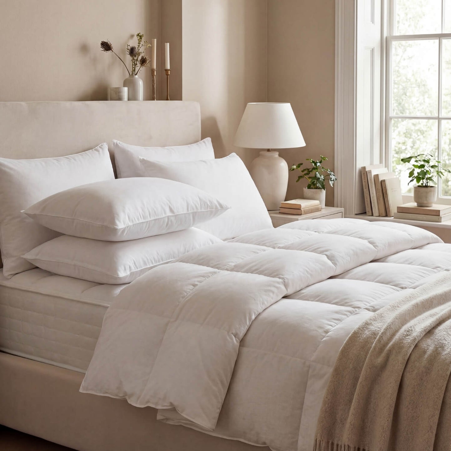 Goose Feather & Down Pillow