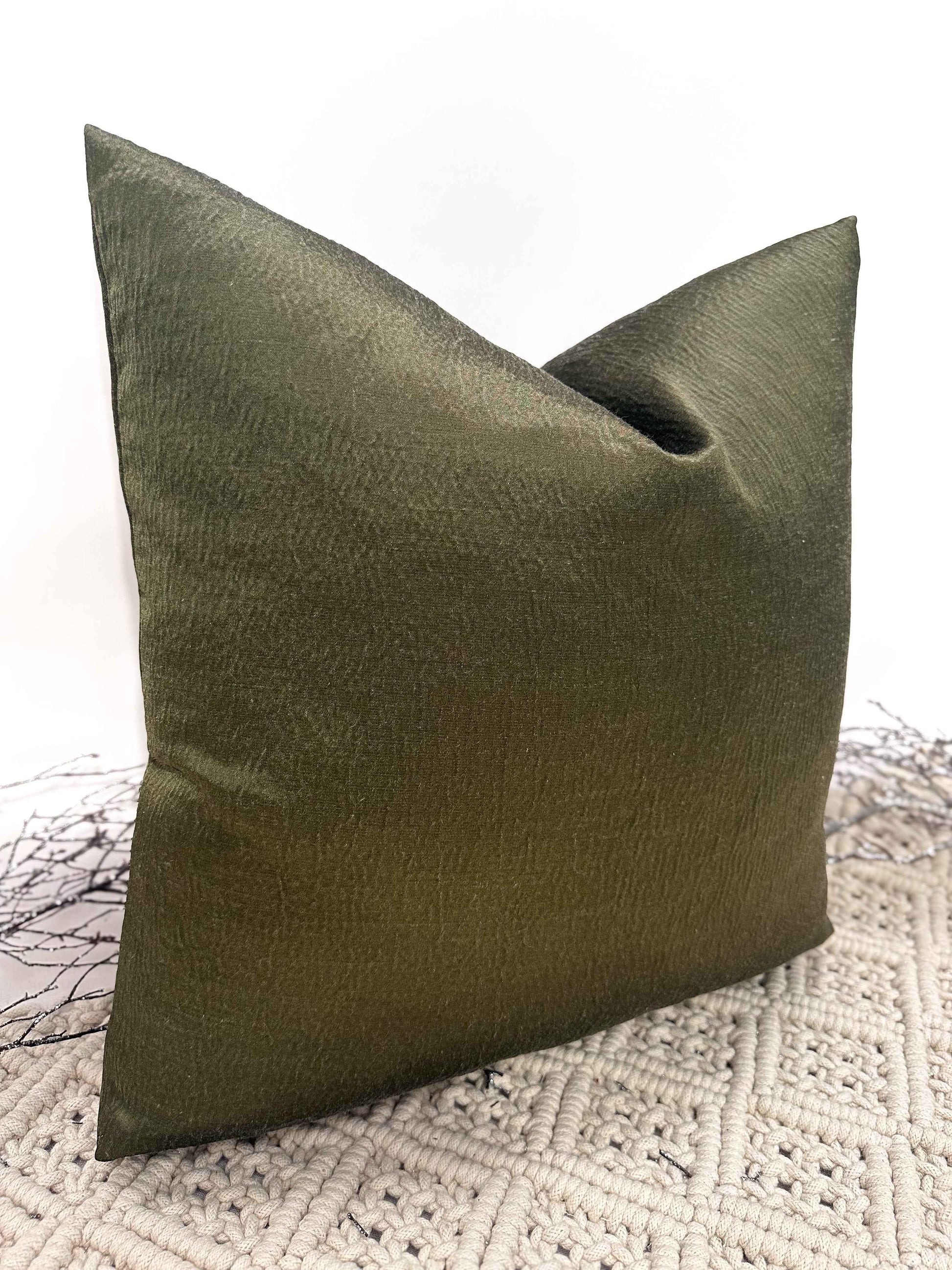 The Couture Cushion - The Everest Green Laurent - Style No. 24