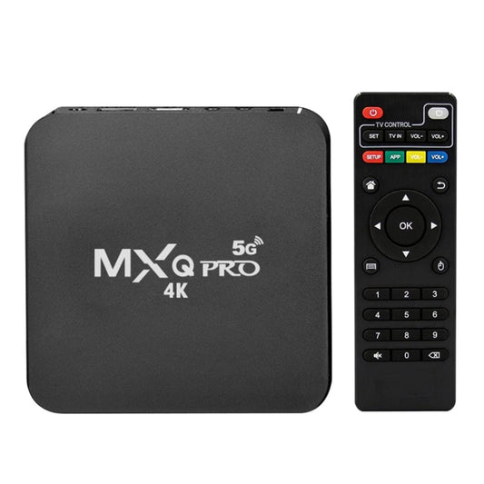 MXQ 4K HD Media Player, RK3229 Quad Core, Android 9.0, 1GB RAM, 8GB ROM, HDMI, WiFi, EU Plug